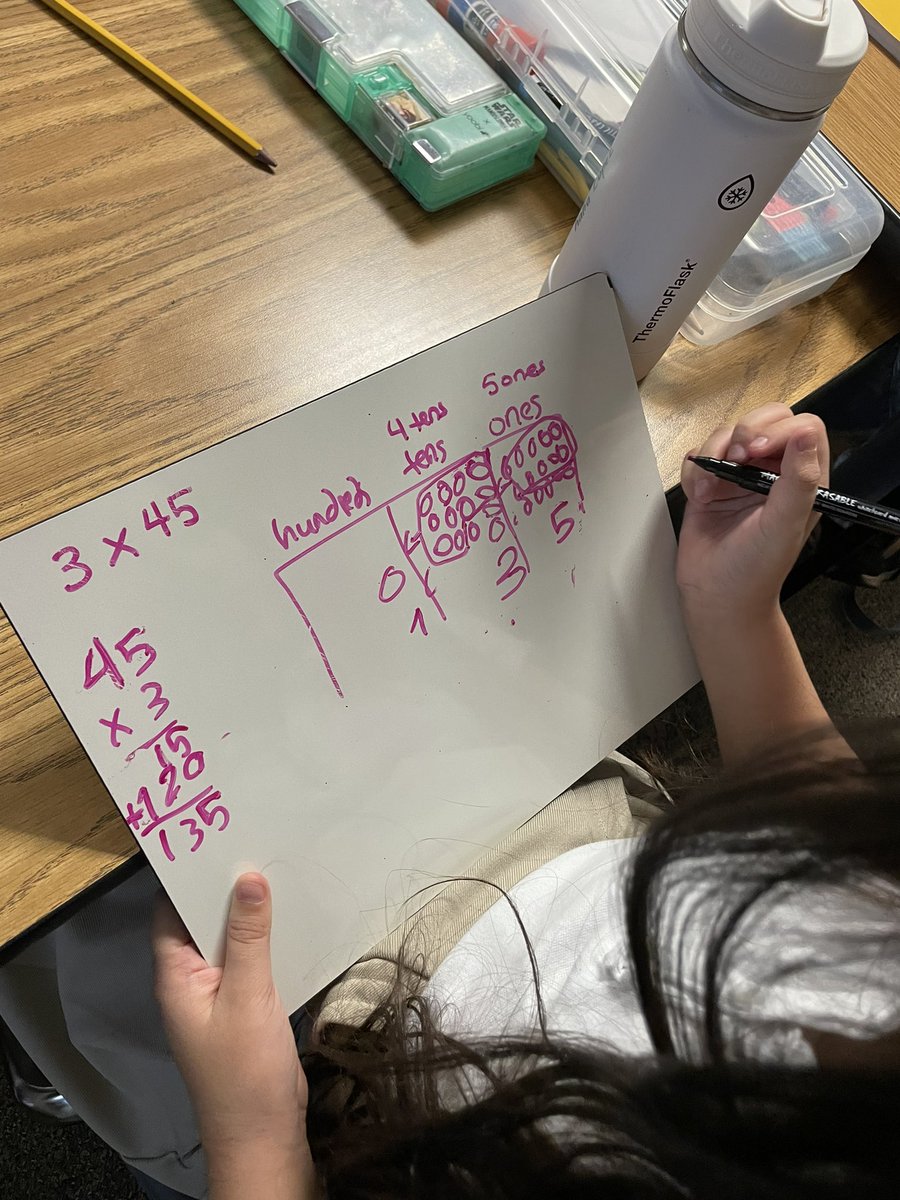 Never underestimate the power of place value models! We are using <a href="/zearned/">Zearn</a> curriculum this year, and I have seen incremental success at all levels! Foundation skills are so important! #maths #matchat #Mathematics <a href="/dailystem/">dailySTEM Chris Woods</a> #4thGrade