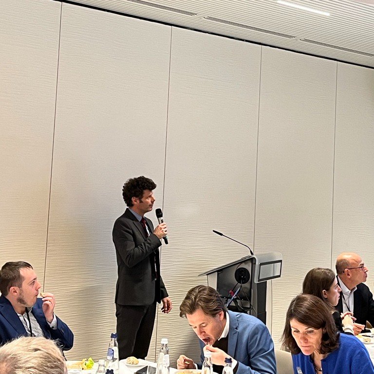 EnerSolutions's tweet image. Main highlights from today&apos;s discussion:
🟢#science &amp;amp; innovation are key drivers of Europe’s competitiveness and #GreenTransition
🟢the public sector needs to enable the transition, the private sector must lead it
Thank you @miapetrakumpula @NielsFuglsang @MWorsdorfer @AnnMettler