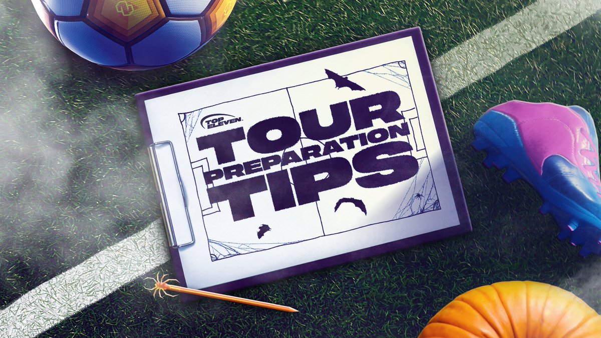 Nearly time to set off with your club on a spooky tour! 🎃

What are your 🔝 tips to be ready for a new challenge? | #TopEleven