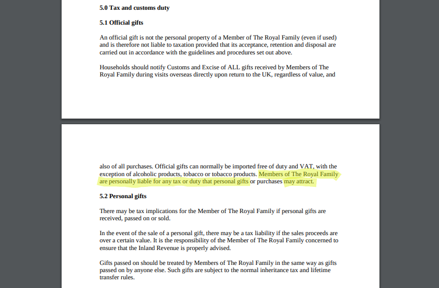 nomoremonarchs's tweet photo. #DidYouKnow? The "royal gift policy" allows unlimited personal gifts from anyone Charles Windsor "knows privately". Records aren't required. So Pratt's huge gifts of over $100k per year were "legal".
#RoyalGriftPolicy #cashforaccess #prattfall #KingOfCorruption #NotMyKing https://t.co/7x9Mx9Sn41