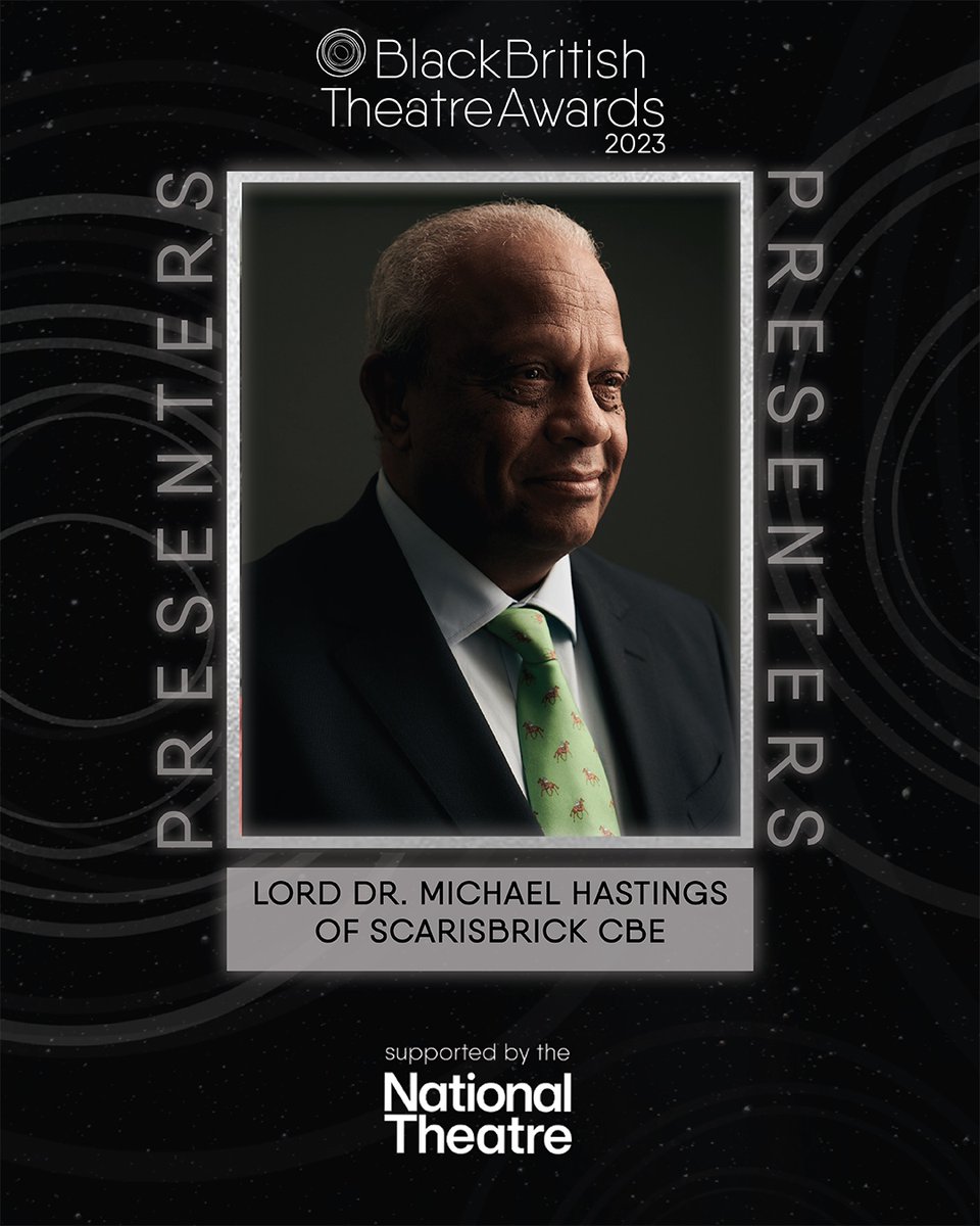 Black British Theatre Awards (@thebbtas) on Twitter photo We are thrilled to introduce our 2023 Presenters!
Cush Jumbo OBE
Shaun Escoffery <a href="/ShaunEscoffery/">Shaun Escoffery</a>
Nicola Blackman <a href="/shenzihyena/">Sethos</a>
Lord Dr Michael Hastings of Scarisbrick CBE <a href="/LordHastings/">Lord Dr Michael Hastings CBE</a>
#thebbtas2023 #blackbritishtheatre #blackexcellence #awardpresenters We are thrilled to introduce our 2023 Presenters!
Cush Jumbo OBE
Shaun Escoffery <a href="/ShaunEscoffery/">Shaun Escoffery</a>
Nicola Blackman <a href="/shenzihyena/">Sethos</a>
Lord Dr Michael Hastings of Scarisbrick CBE <a href="/LordHastings/">Lord Dr Michael Hastings CBE</a>
#thebbtas2023 #blackbritishtheatre #blackexcellence #awardpresenters