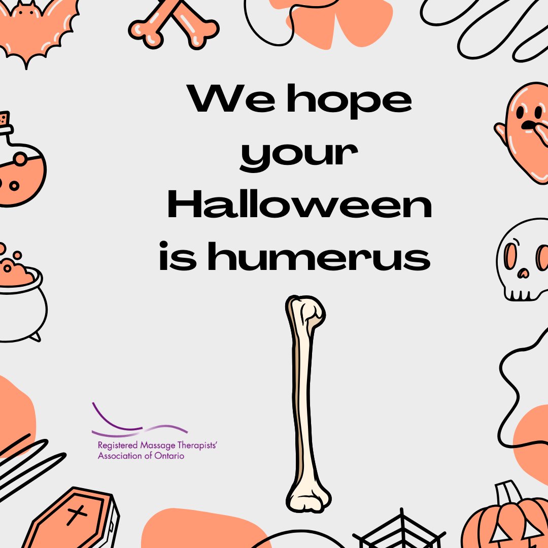 RMTAO's tweet photo. We hope you all have a great Halloween! ๐๐ป๐โโฌ#happyhalloween #massagehumor #anatomyhumor https://t.co/u451fRIJm6