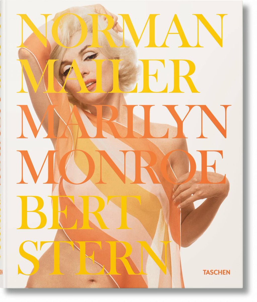 FilmTVLegends's tweet photo. Marilyn Monroe (Hardcover)
Available Here https://t.co/jRZE7Rc5H2

TASCHEN has paired Norman Mailer’s original text from his 1973 bio with Bert Stern’s photographs from the legendary Last Sitting 
#marilynmonroe
https://t.co/v7uQ7IdKOj