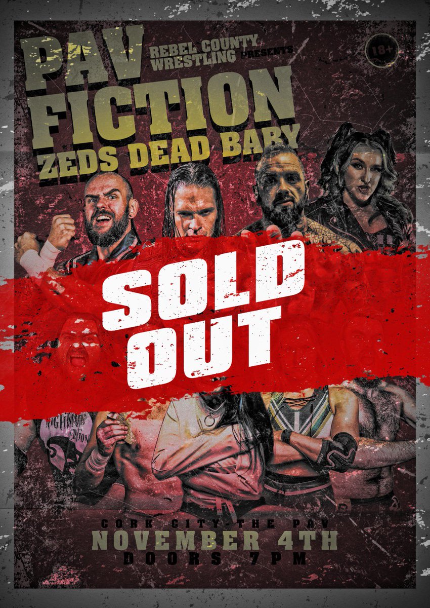 Thank you #RebelCountyRabble. 
We are SOLD OUT!!!