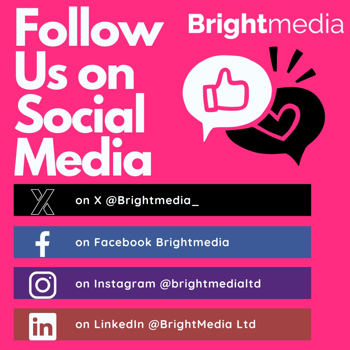 Bright Media tweet media