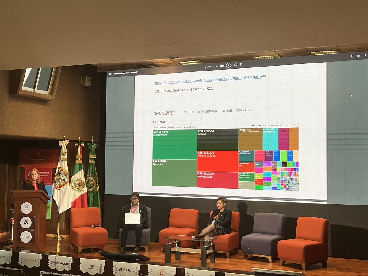 GMalaguarnera's tweet image. To understand the stages of #APC and why invest in #DiamondOA is fundamental evaluate the cost. 

Thanks @reme_melero for showing these data from #OpenAPC (catalogue.openaire.eu/service/openai…) and explain the transformative agreement.

#noAPC #OAWeek23 #OpenScience