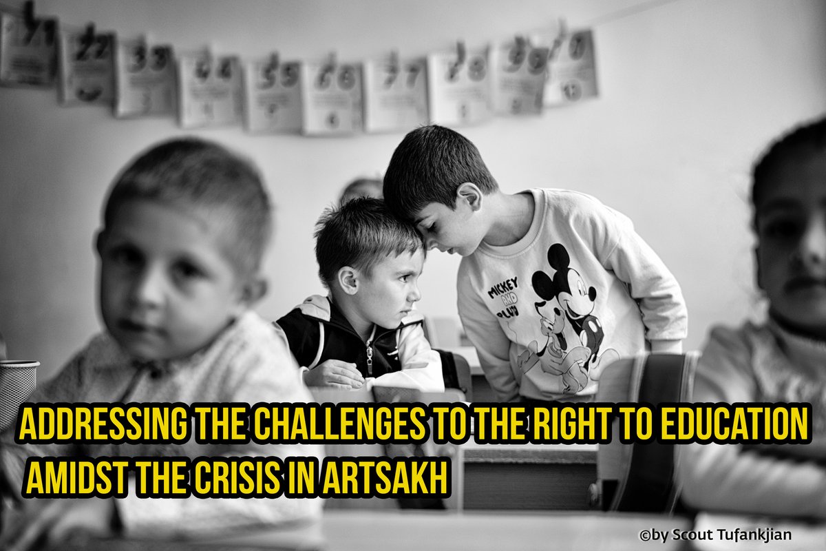 TeachForArmenia's tweet photo. The CIRE is launching a forum "Challenges to Education Rights Amidst the Artsakh Crisis." 📅 Nov 1, 09:30-12:30 at AGBU Hall. Join us to discuss challenges for displaced Artsakh Armenians. 
Limited seats. RSVP: https://t.co/kxNocUvpfy 
Learn more: https://t.co/wkQHnMtxAu https://t.co/ciM435hatC