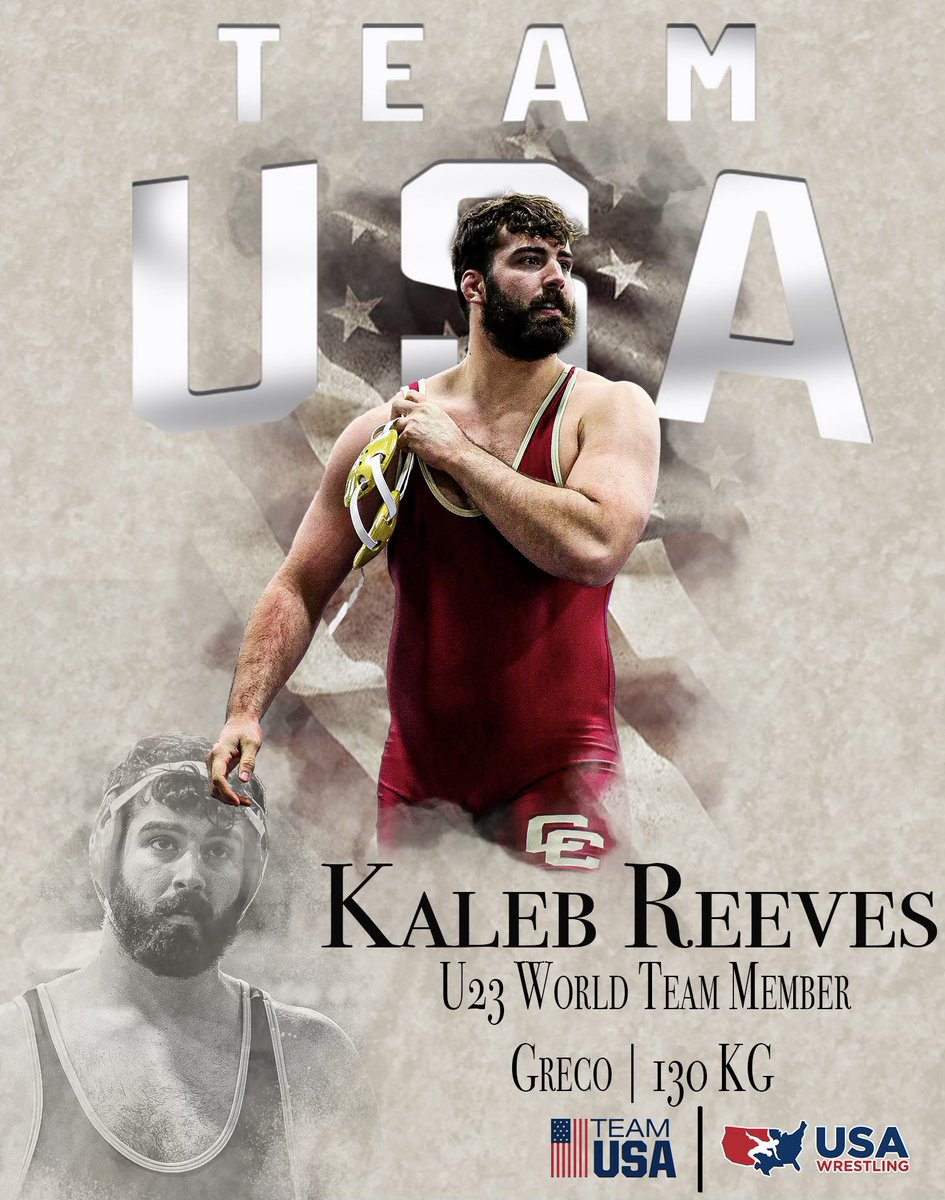 3️⃣ Days out from Kaleb Reeves competing for a U23 Greco World Championship for Team USA! 
🇺🇸🦅💪🏼