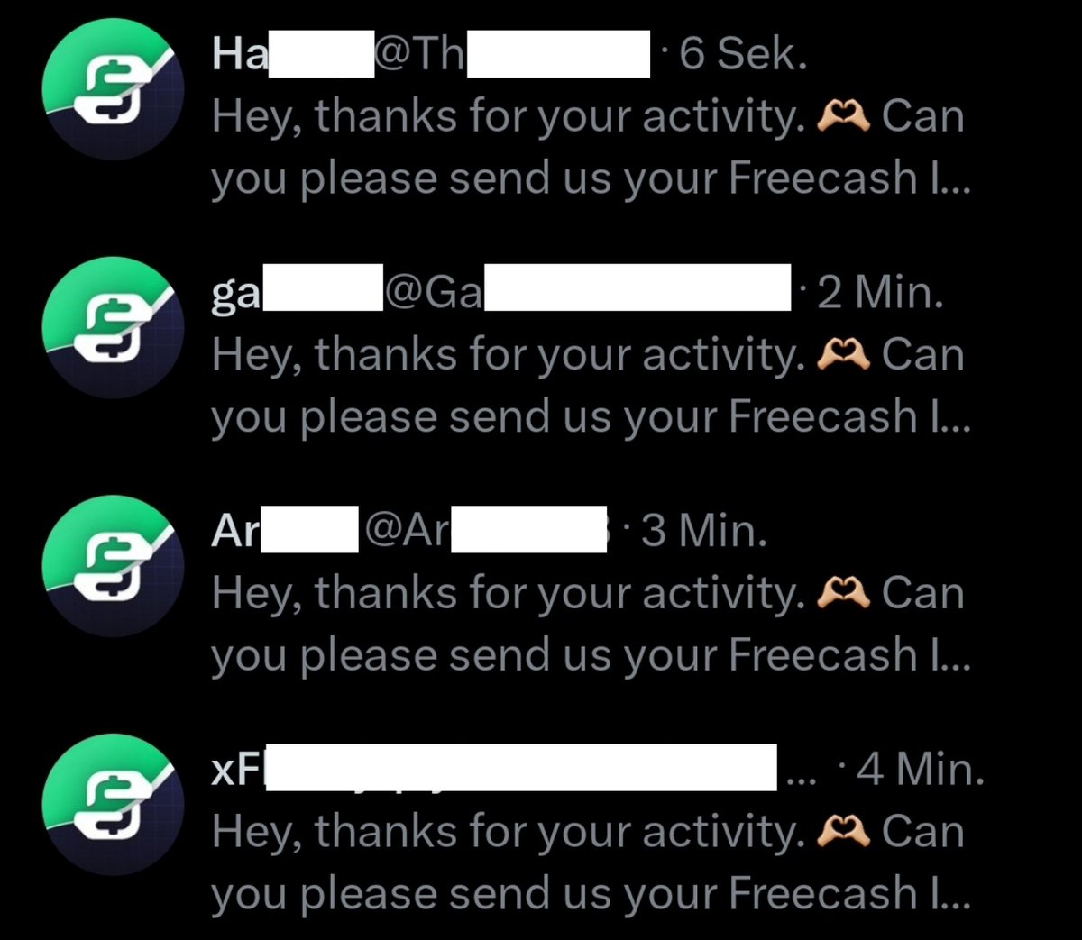 The next users received a gift for their activity. 🫶🏼💸

You also want to be rewarded? 👀
Be active in the main posts AND our comments! 💚📈

It's really quite easy... 🤫💸