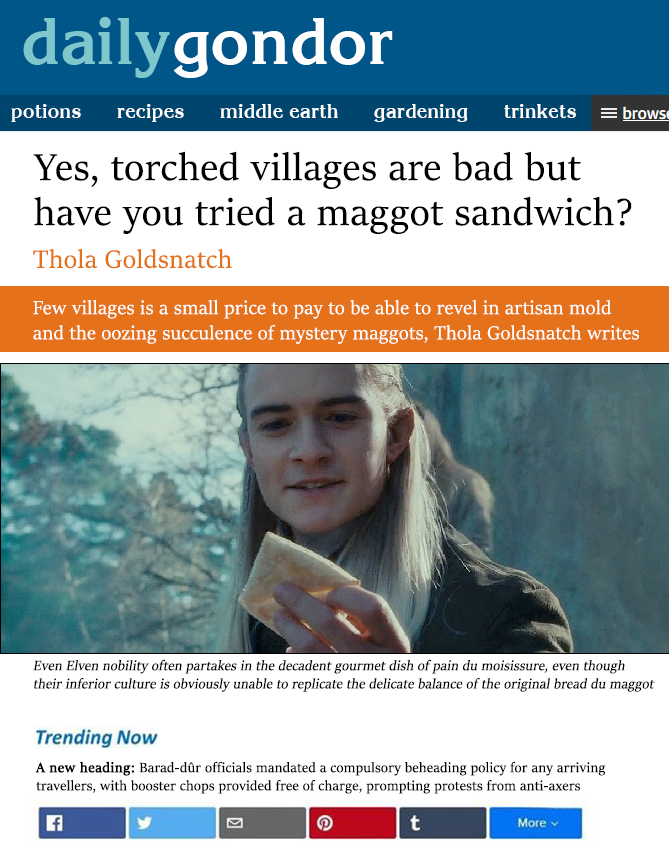GandalfWhitesOn's tweet photo. #orcposting #notallorcs https://t.co/ESPB51SNMg