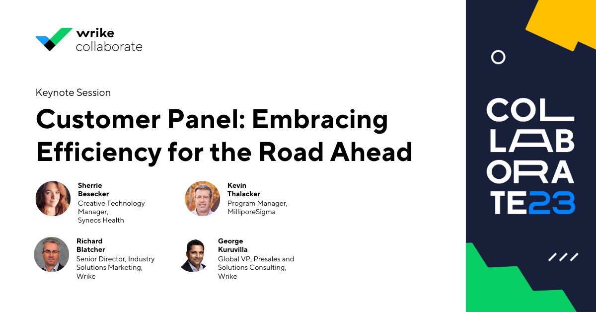 sdivierte's tweet photo. I’m excited to announce that I’ll be speaking at #WrikeCollaborate 2023 next month! Join me, and learn how teams can navigate the road to efficiency with modern #workmanagement and best practices. Register to attend @Wrike's free virtual conference now: https://t.co/2G0pGbr5RN https://t.co/k8oyaQ51II