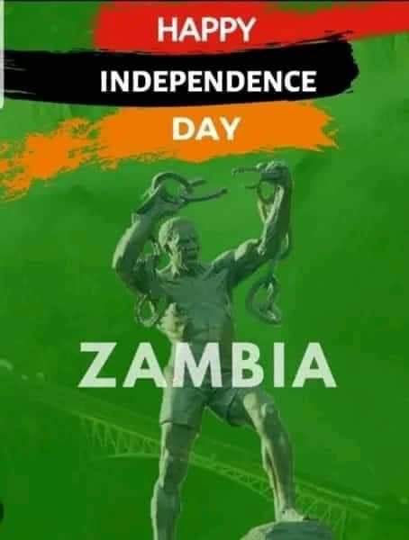 Happy 59th Independence Day to all Citizens of this beautiful Country Zambia.