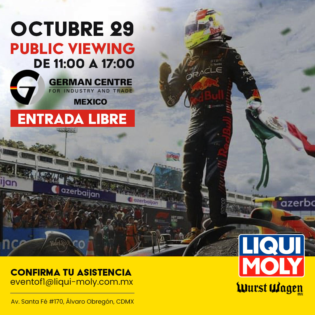 🌭🍻Te esperamos el próximo domingo 29 de octubre confirma tu asistencia en eventof1@liqui-moly.com.mx
Entrada libre!
.
.
#CDMX #F1 #SantaFe #germancentre