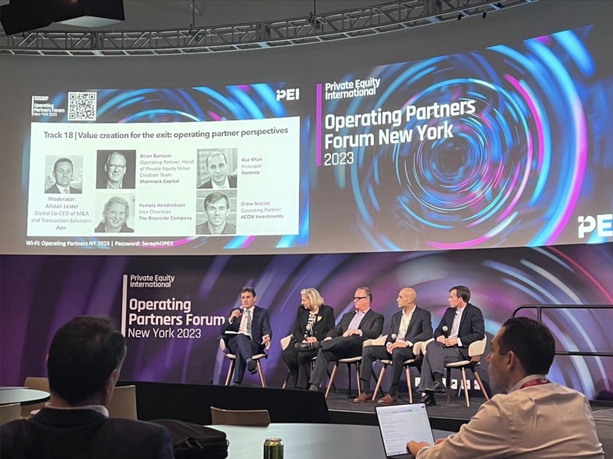 Raz Khan, Principal at Permira, recently spoke about Permira's approach to exits at the @PEI_news Operating Partners Forum New York 2023. A pleasure to be able to exchange perspectives among other operators. #valuecreation