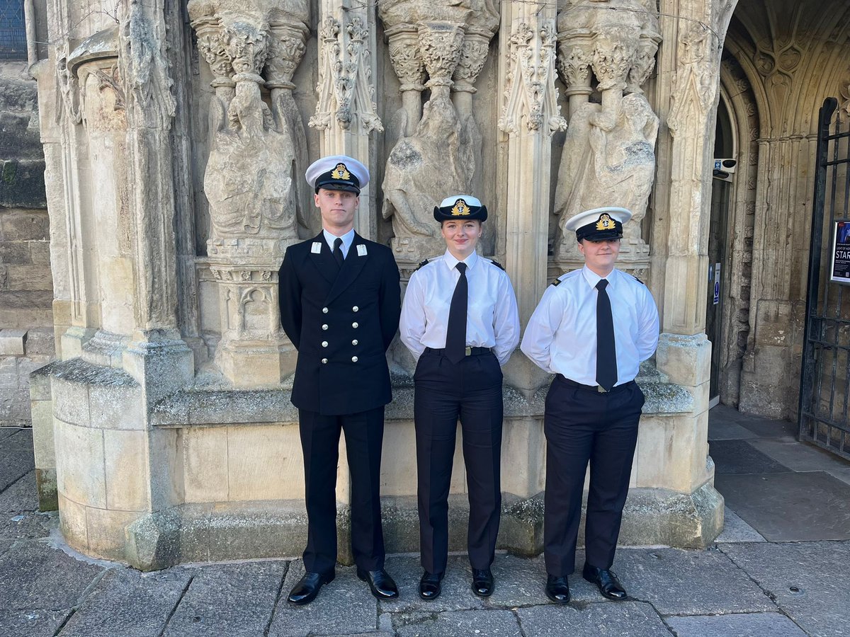 This Sunday Devon URNU OC’s commemorated Trafalgar Day by attending a special service held within Exeter Cathedral. The service developed knowledge of the traditions and history of the Royal Navy and it was great opportunity to talk to serving personnel and veterans.