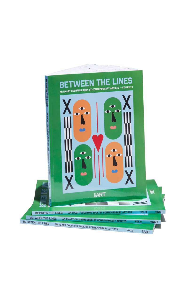 The latest edition of the #RxARTColoringBook is NOW AVAILABLE TO PURCHASE! 😍Volume 9 features a cover and sticker page by @NinaChanelAbney and extraordinary drawings by 48 other collaborating artists. Visit the link in our bio to shop!