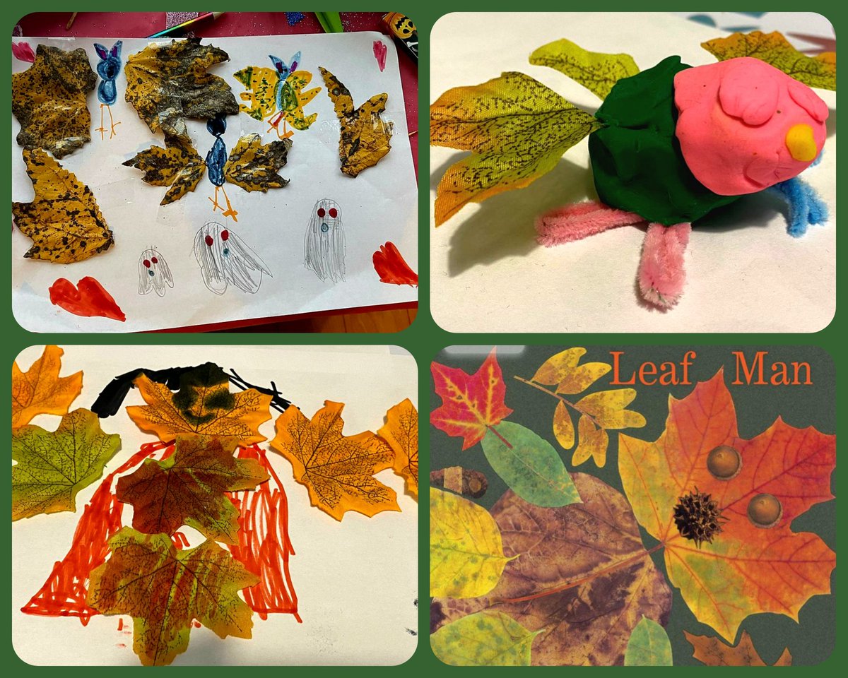 ‘Autumn has come, the wind is gusting, and Leaf Man is on the move'

In an online craft group this week  children with a #parentinprison created their own leaf people & animals inspired by the story they heard 
We were ‘blown away’ with what they created!