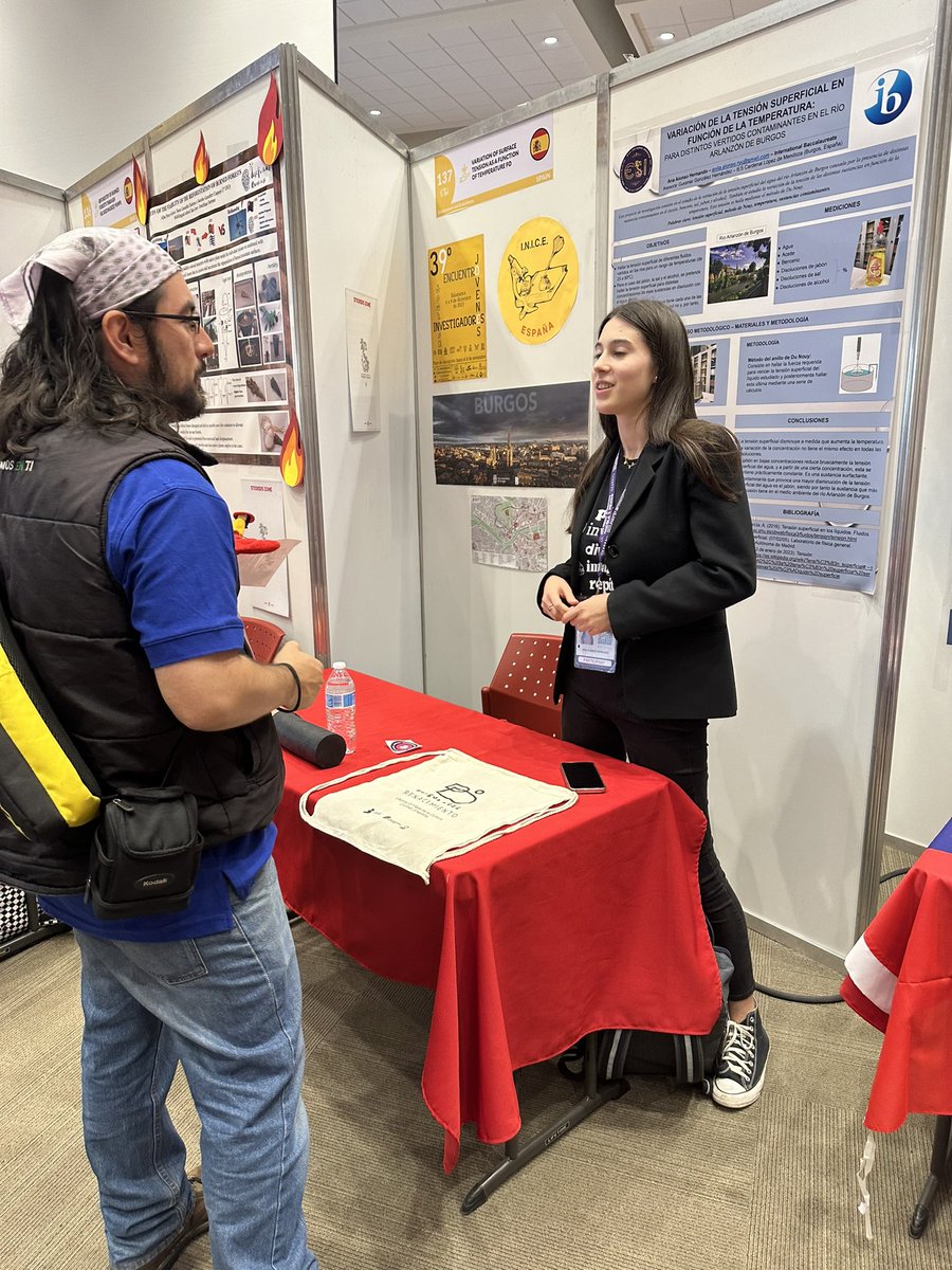 nadal_ivan's tweet photo. @inice_es @MILSET_Global Comienzan las exposiciones de los trabajos de @inice_es en la feria #ESI23. A lo largo de la mañana presentan sus trabajos a otros participantes y visitantes posteriormente, Martí ha sido seleccionado para participar en la reunión YCC de @MILSET_Global https://t.co/rCbNdHhawu