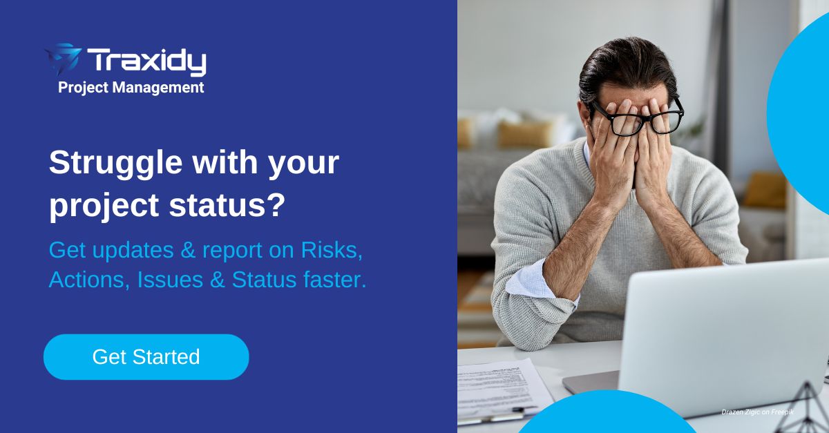 TraxidySoftware's tweet photo. Built for Project Managers with a focus on tracking and reporting project Risks, Actions, Issues, Decisions (RAID), and project status in one easy-to-use app. Learn more and try it free at https://t.co/9z5OsitE6B 
#projectmanagersuccess #projectsuccess #traxidy #FreeTrial https://t.co/5dU388Cie5