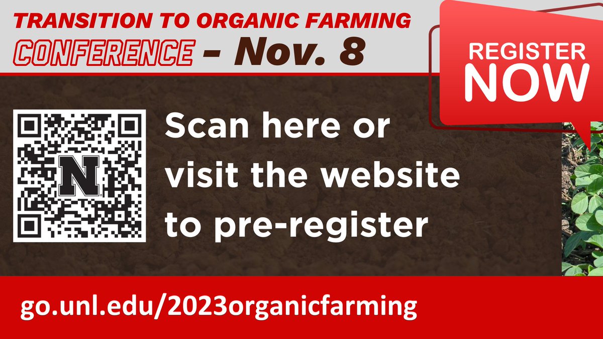 Univ of NE ENREEC (@nebenreec) on Twitter photo The 11/8 conference is your ONE STOP SHOP for everything that is organic crop production related! Check out what producers are doing that have already gone organic. Learn from/meet w/ vendors, educators & researchers. Register: go.unl.edu/2023organicfar… <a href="/UNLExtension/">Nebraska Extension</a> <a href="/usdaorganics/">USDA Organic Farms</a> The 11/8 conference is your ONE STOP SHOP for everything that is organic crop production related! Check out what producers are doing that have already gone organic. Learn from/meet w/ vendors, educators & researchers. Register: go.unl.edu/2023organicfar… <a href="/UNLExtension/">Nebraska Extension</a> <a href="/usdaorganics/">USDA Organic Farms</a>