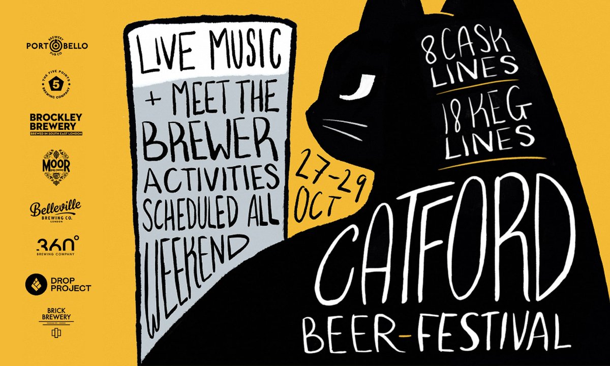 There's a #beerFest at the #catfordBridgeTavern this weekend #SE6. Hopefully we'll see you there.