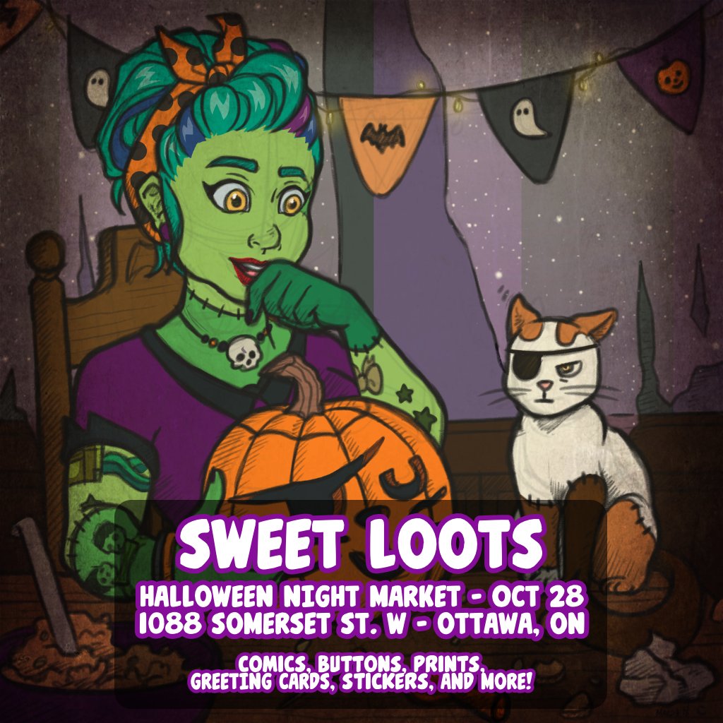 SweetLoots's tweet photo. We will be at @UrbanArtCoCa's Halloween Night Market this Saturday, October 28th!

We'll have a fun selection of items in celebration of spooky season from me and @quyetpawz! 

#ottawa #hintonburg #hintonburgnightmarket #ottawamarket #halloween https://t.co/sPeMA8C5KA