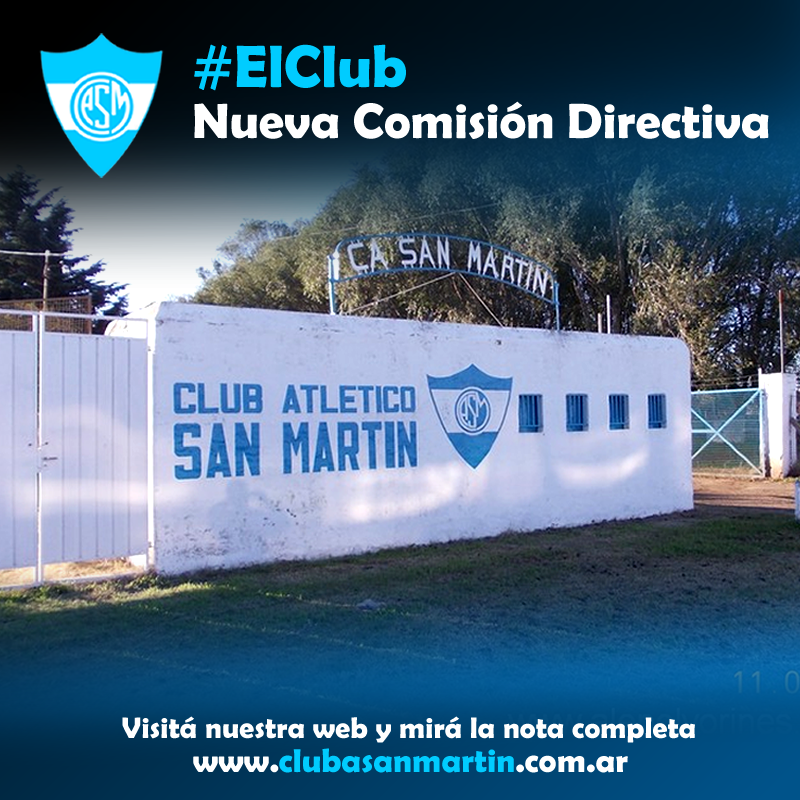 ClubASanMartin's tweet photo. 🩵 #ElClub
👌🏼 Nueva Comisión Directiva

📄 Cumpliendo con sus estatutos, Club San Martín, institución con más de 80 años de un comprometido trabajo deportivo y...
📌 Seguir leyendo: https://t.co/q2Mx5gMLsL

#clubatleticosanmartin https://t.co/xqk3niCusB