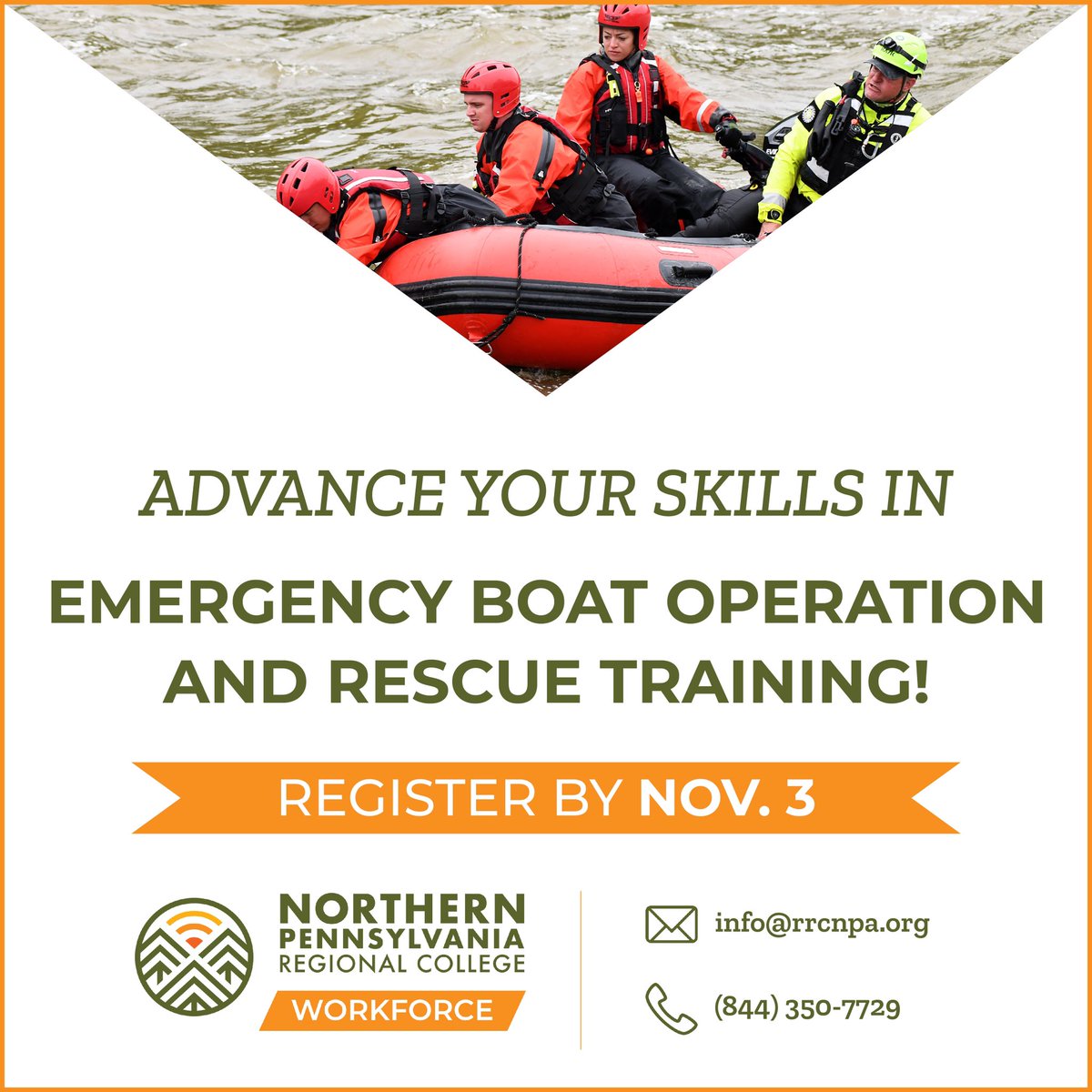 NPRCofficial's tweet photo. NPRC is hosting an advanced Emergency Boat Operation and Rescue Training for experienced emergency medical service and public safety professionals in Warren.

To learn more and register, check out the link below! 🚤 ⛑️

https://t.co/R5PTZZQY8d

#BrighterFuturesBeginHere #NPRC https://t.co/GO1l8ieHqc