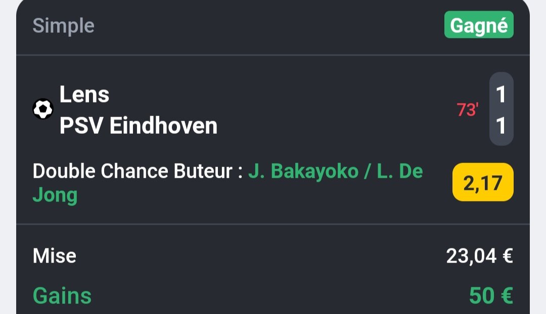 Prono_Overdozz's tweet photo. 2 sur 3 ici ✅️

#TeamParieur https://t.co/a7MtLViCYA