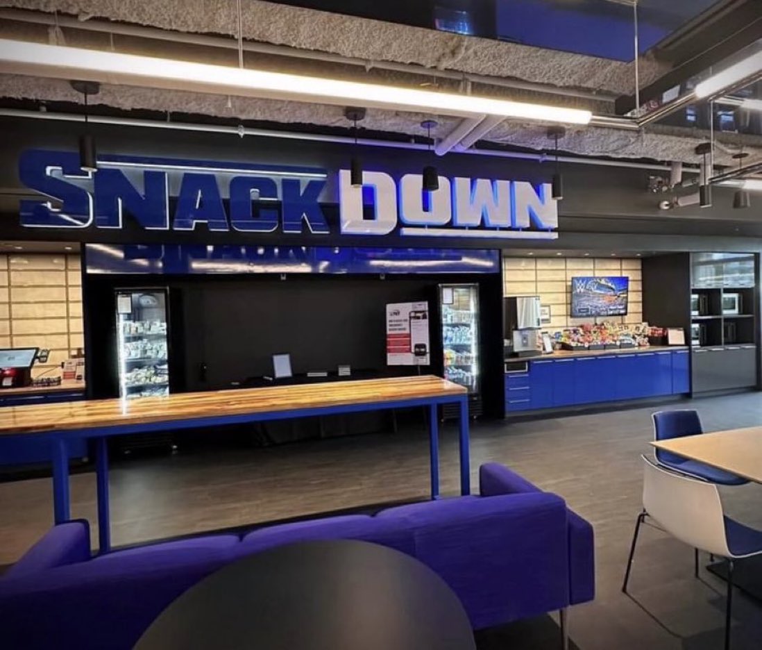 WeWrelentless's tweet photo. Who else would want to see a full tour of the new WWE HQ?! https://t.co/T3FX9G20Y3