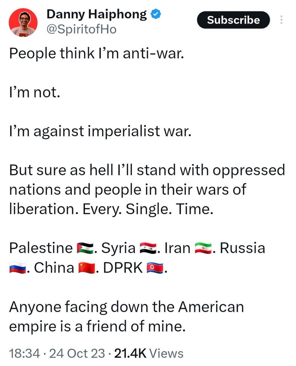 Danny Haiphong Parody tweet media