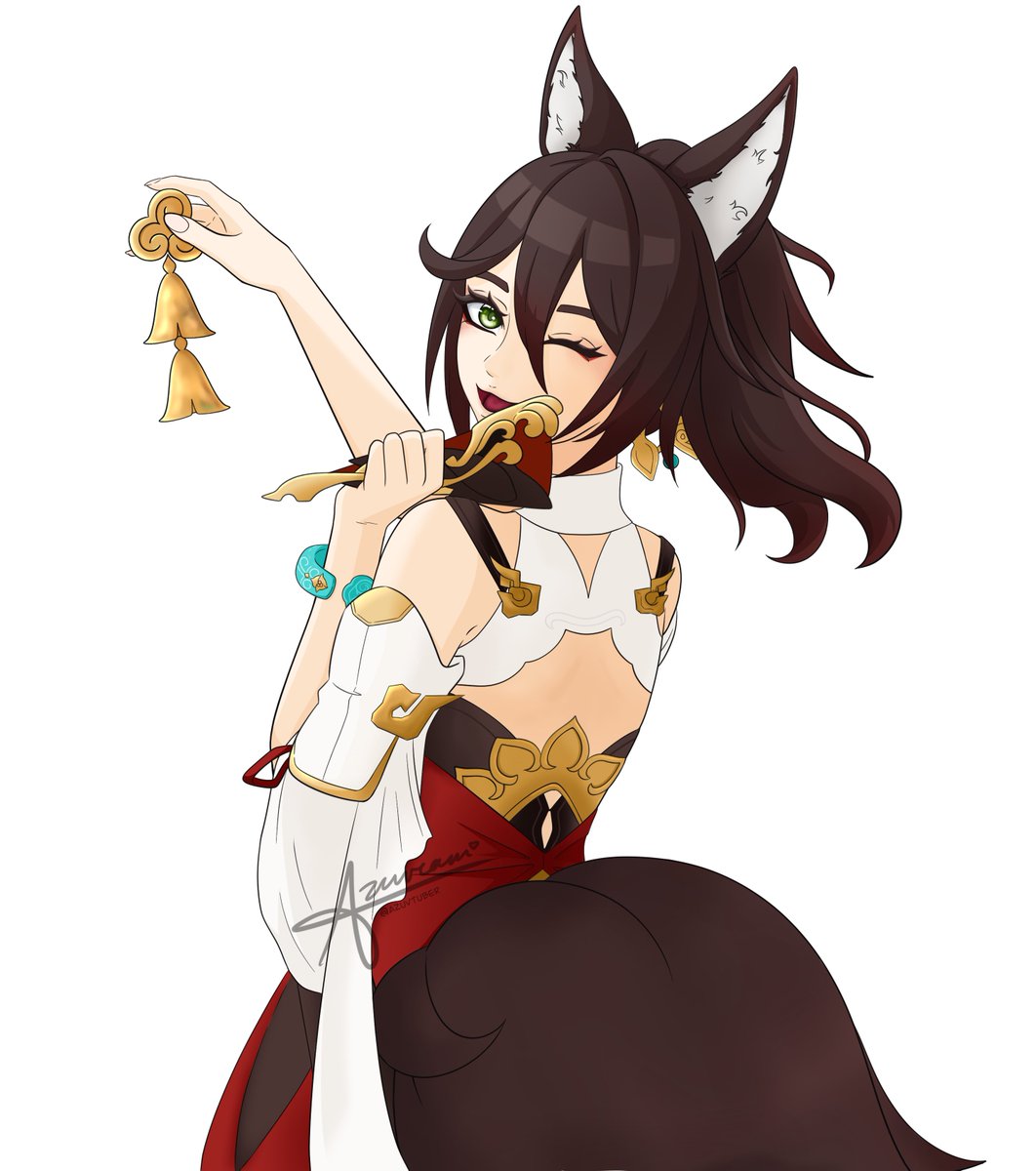 AzuVtuber's tweet photo. Instead of building Tingyun, I drew her instead ♥️ 

#HonkaiStaiRail #miHoYo #tingyun https://t.co/CwcMHkvMcO