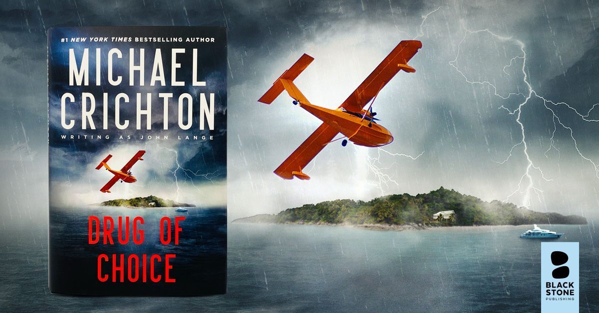 BlackstoneAudio's tweet photo. Happy #pubday to #DRUGOFCHOICE, book 6 in the @CrichtonBooks (writing as John Lange) collection w/ a new intro by #SherriCrichton. With #medicalmysteries + suspense!
Available now:
Amazon: https://t.co/4nPhe5BjNf 
B&amp;N: https://t.co/MDHjUhcaeC 
Apple: https://t.co/0Vhhcki7Rf https://t.co/6XpzKBINON