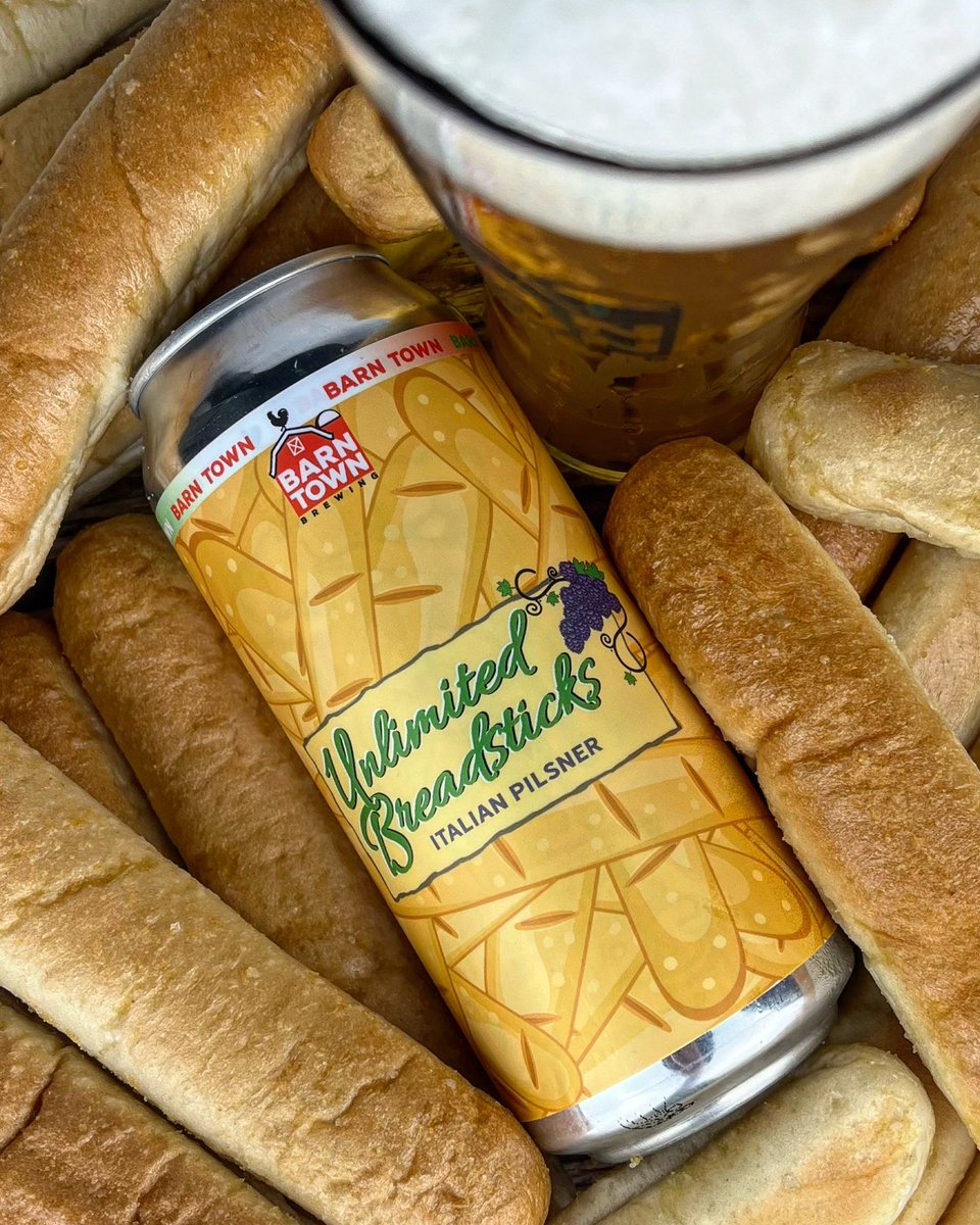 Introducing UNLIMITED BREADSTICKS

A clean, crisp &amp; crushable Pilsner brewed with Triumph hops. 

It's dropping SATURDAY at 11am and is so good it will have you asking for more.