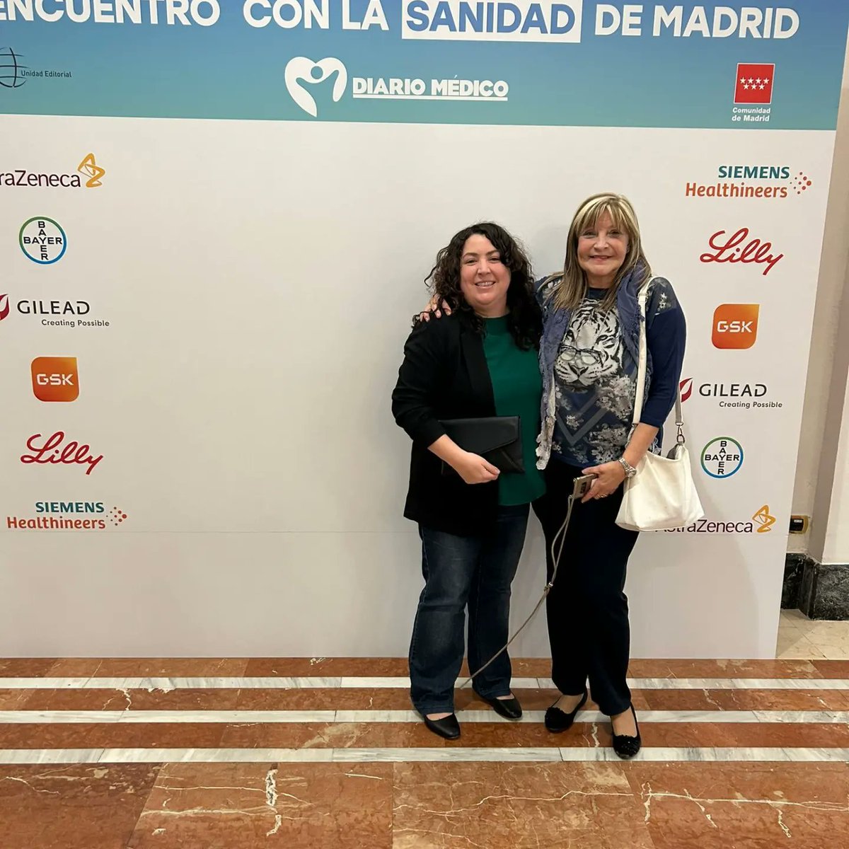 Hoy, nuestra compañía <a href="/ViceNataliaFdez/">Natalia Fernandez Ospina</a> ha acudido al #encuentroconlasanidad, promovido por <a href="/diariomedico/">Diario Médico</a>.

Allí, hemos hablado con La nueva Consejera de Sanidad de la <a href="/ComunidadMadrid/">Comunidad de Madrid</a>, la Dra. Fátima Matute y con la Presidenta de <a href="/diabetes_madrid/">Participación y proyectos Diabetes Madrid</a>, <a href="/PilarSusach/">Pilar MartinezGimeno</a>.