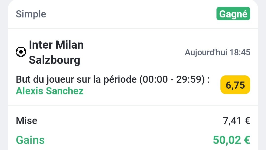 Prono_Overdozz's tweet photo. 4 sur 7 pour cette soirée ldc ✅️👌

50€➡️137,40€🔥

#TeamParieur https://t.co/dugoMETvsD