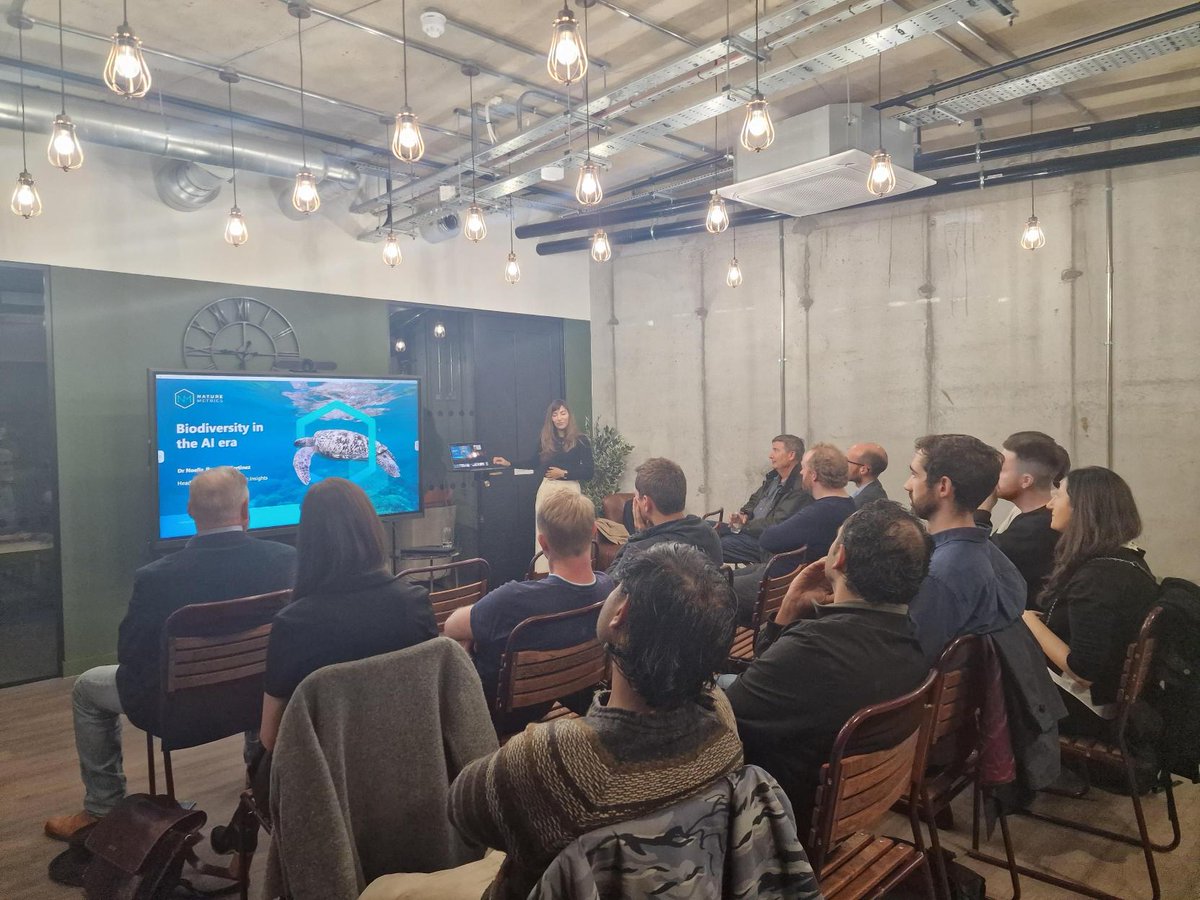 Darshna Shah (@darsh262) on Twitter photo Incredibly interesting session on <a href="/NatureMetrics/">NatureMetrics</a> eDNA ML modelling and restoration recommendations, this evening at the <a href="/datascience_ldn/">Data Science London</a> meetup. Thanks Dr. Noelia Jiménez Martínez for a great talk and <a href="/elastacloud/">Elastacloud</a> for sponsoring the event.
#AI #Biodiversity Incredibly interesting session on <a href="/NatureMetrics/">NatureMetrics</a> eDNA ML modelling and restoration recommendations, this evening at the <a href="/datascience_ldn/">Data Science London</a> meetup. Thanks Dr. Noelia Jiménez Martínez for a great talk and <a href="/elastacloud/">Elastacloud</a> for sponsoring the event.
#AI #Biodiversity