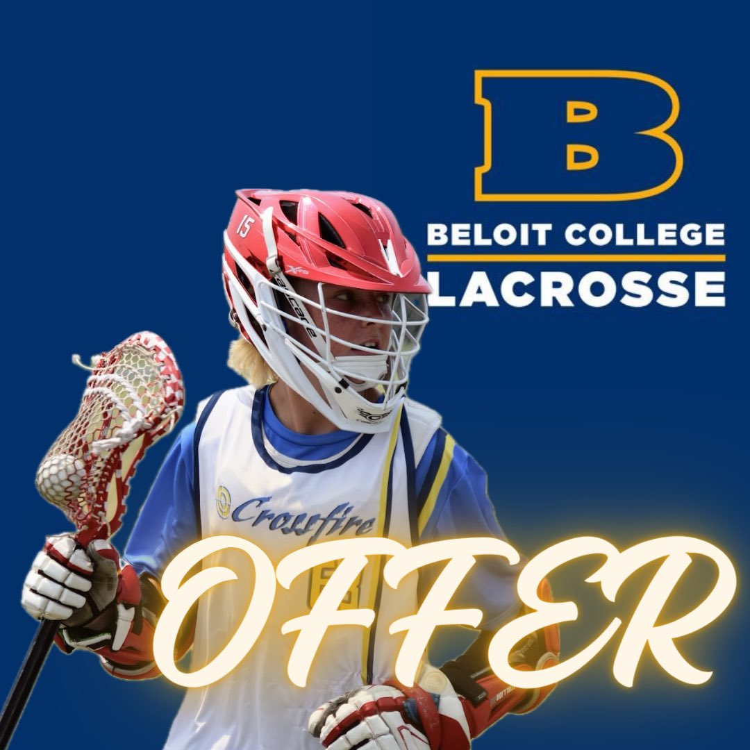 Blessed to receive my first offer to Beloit University! <a href="/LibertyLax/">Liberty Men's Lacrosse</a> <a href="/yhcmenslacrosse/">Young Harris Mens Lacrosse</a> <a href="/LoyolaMLAX/">Loyola Men's Lacrosse</a> <a href="/ReinhardtU_Lax/">Reinhardt Lacrosse</a> <a href="/LeeUFlames/">Lee Flames</a> <a href="/JVance32/">Jon Vance</a> <a href="/ShorterLax/">Shorter University Men’s Lax</a> <a href="/BerryMLax/">Berry Men's Lacrosse</a> #menslacrosse #recruitment #offer