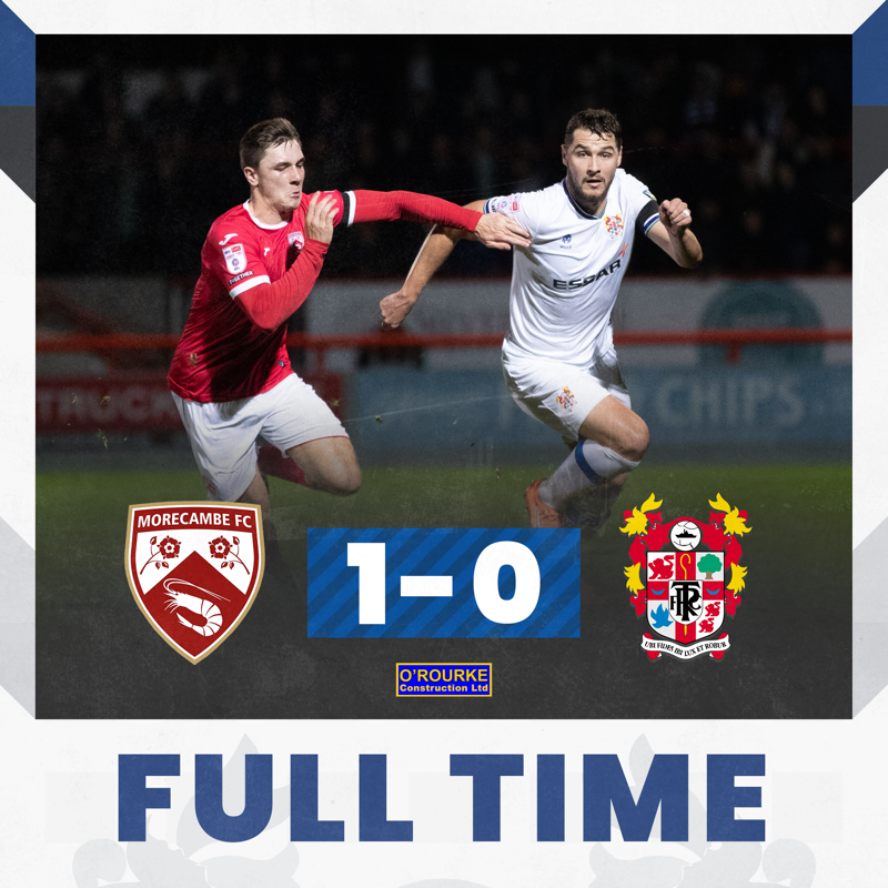 TranmereRovers's tweet photo. Full time.

#TRFC #SWA