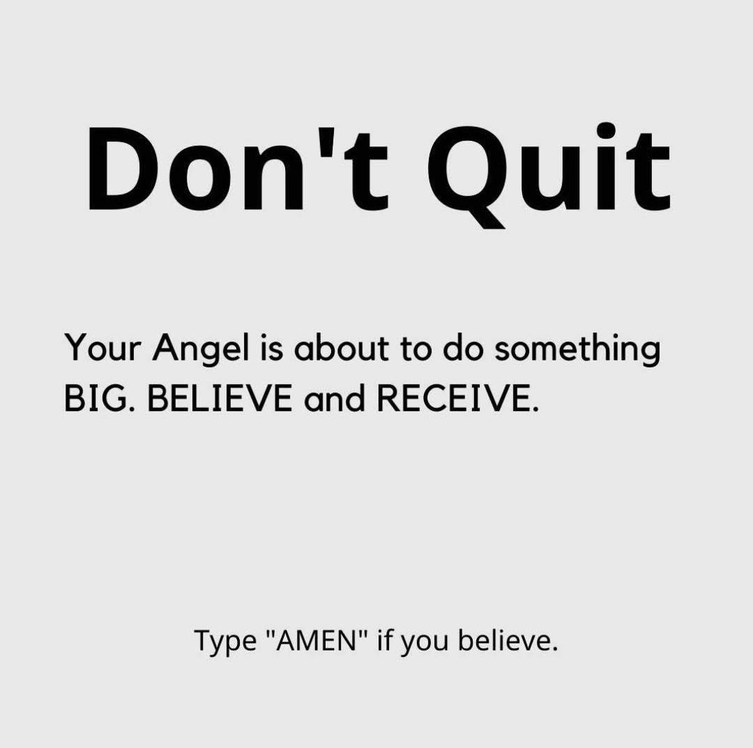 Type 'AMEN' if you believe.