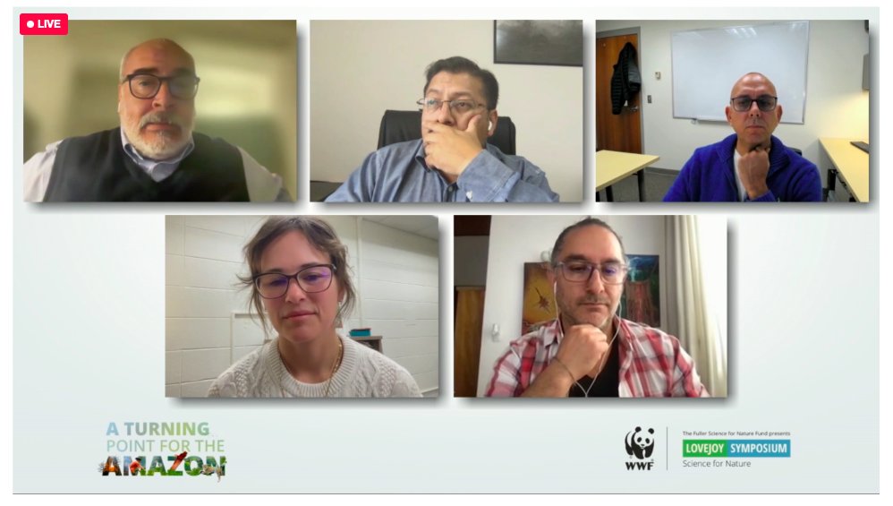 Join the panel discussion on the #Amazon happening now. @ppachecob of @World_Wildlife moderates. #WWFLovejoy

Tune in here: worldwildlife.org/pages/lovejoy-…