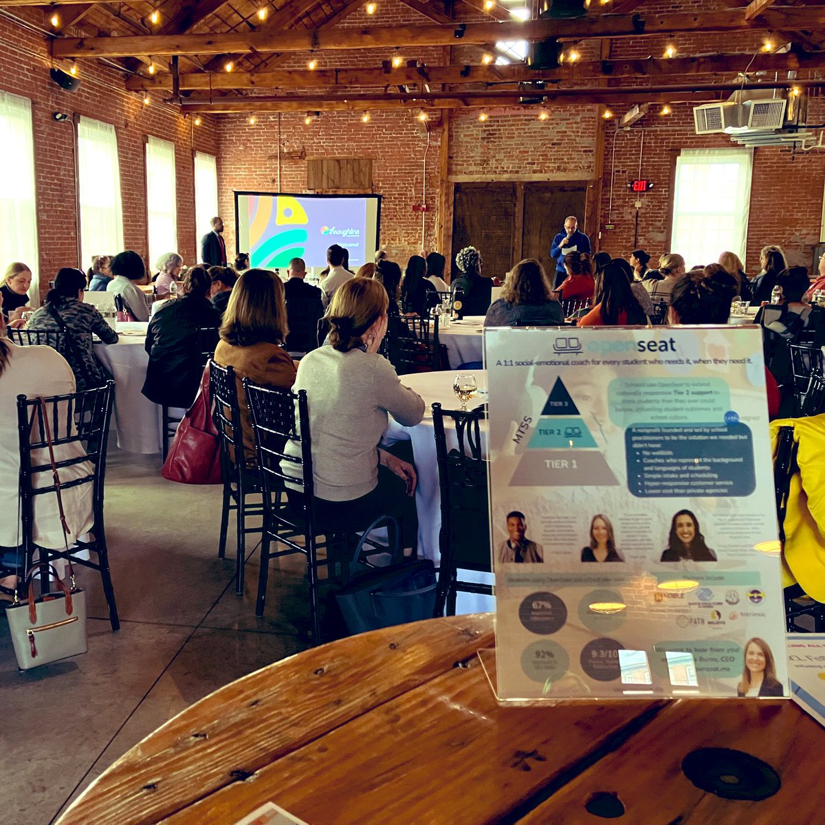 We are so grateful to our gold sponsor <a href="/OpenSeat_me/">OpenSeat</a> for their generous support of our event tonight! Thank you from the <a href="/ThroughlineLrng/">Throughline Learning (formerly Highlander Inst)</a> team!