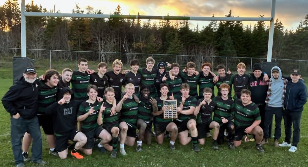 ODHigh's tweet photo. Wowzers! Huge congratulations to the Mount Pearl Boys Rugby team (23 Patriots, 2 Huskies) who defeated Holy Spirit to win the Metro Boys Championship! It's also the first defeat for Holy Spirit in 27 YEARS! What a game! @NLESDCA @schoolsportsnl  @HuskiesMPSH @ODAthleticsNL https://t.co/pwpy1VIJ46