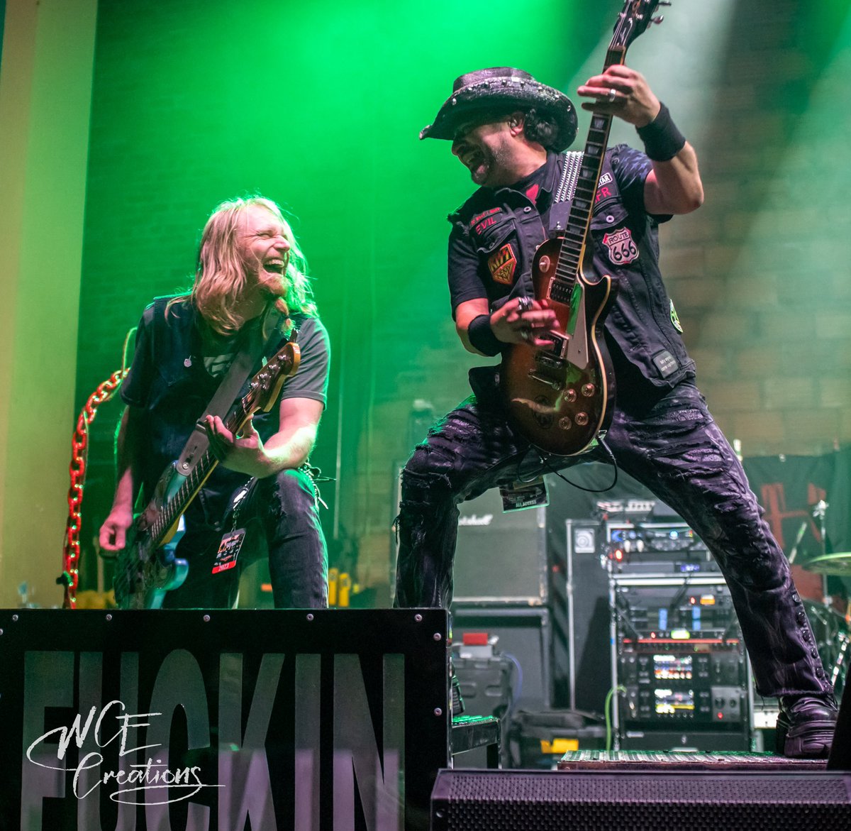 Gotta shot your shot! This could be taken many ways with this image! 😜😆
@gravelhardrock opening for Texas Hippie Coalition at @hobartarttheater 
#gravel #gravelhardrock  #myphoto #wcecreations #concertphotography #livemusic #rocknroll #gigphotography #bandphotography