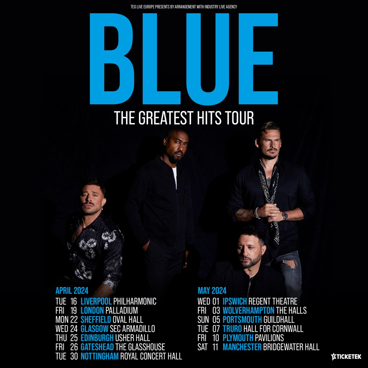 Run, don't walk 😉 Tickets for our Greatest Hits Tour are now available for exclusive pre-sale at officialblue.com 🎟️ General sale is at 9.00am (BST) on Friday! 🚀