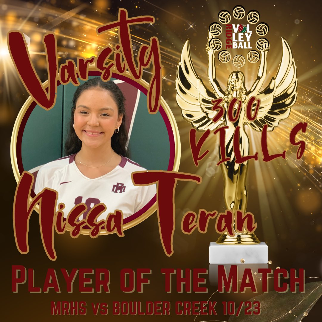 Congratulations Nissa on 300 single season kills!!! She finished the match with 13 kills, .333 hitting percentage and 3 aces. A stellar night for our senior team captain. Great job Nissa!!!