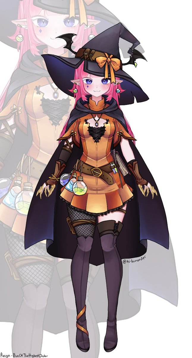 hi_bunorder's tweet photo. My entry for @cumilq 's Halloween Costume/Outfit Contest!
Witchy Cutie Camila! 🪄🎃
#spoopyimp https://t.co/xaKD1Georq