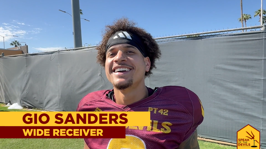 BDenny29's tweet photo. ASU WR @BeLike6io discusses the process of turning close losses into wins, the offense under Kenny's playcalling, facing the Cougar D, and more.

🎥 https://t.co/dWi1BBl1Nu https://t.co/rTXJN6QpL4