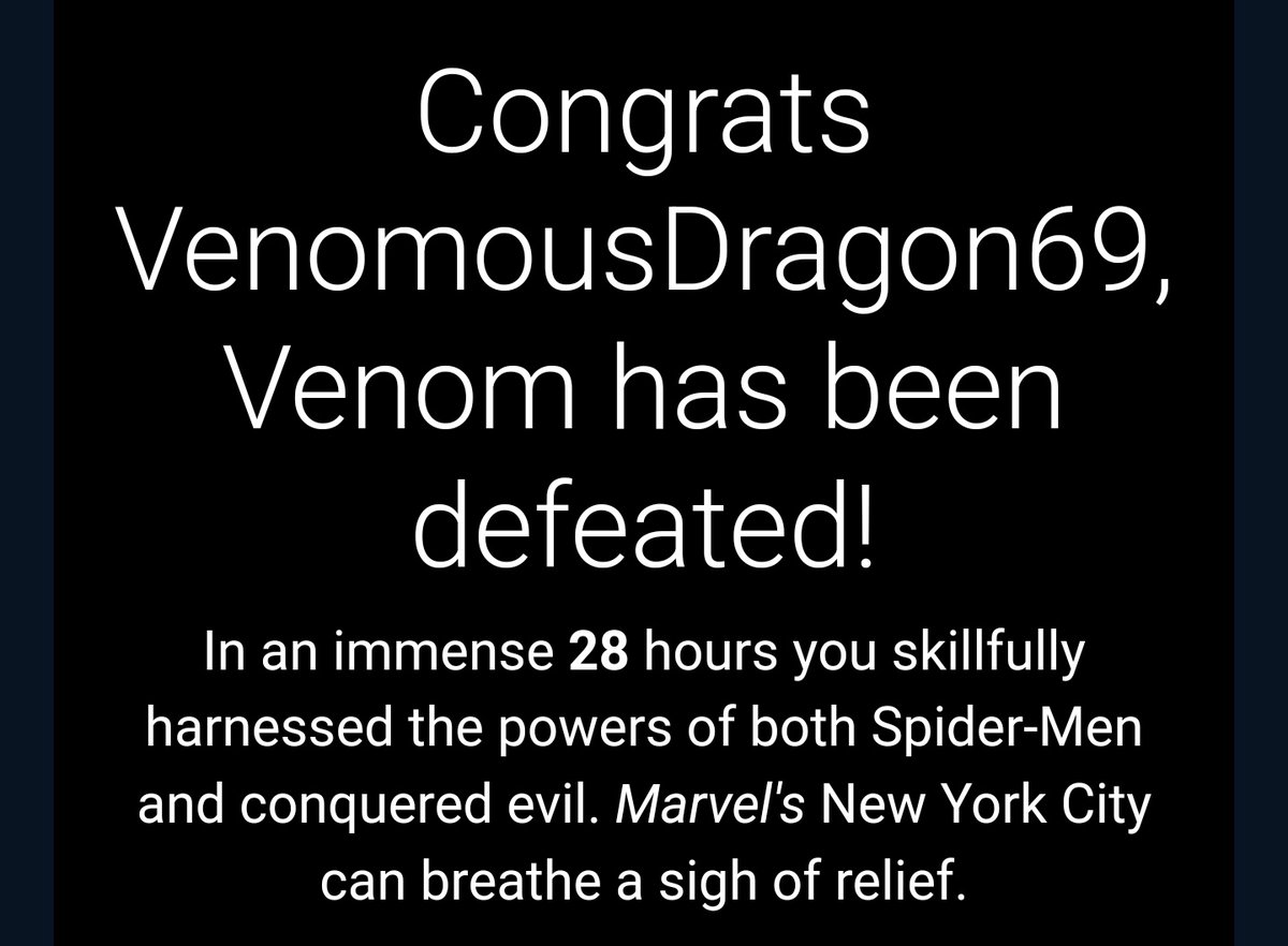 Neo_Star_Gazer's tweet photo. Thank you @Sony for letting me know I beat the game👍 https://t.co/YHH8ow52Z8