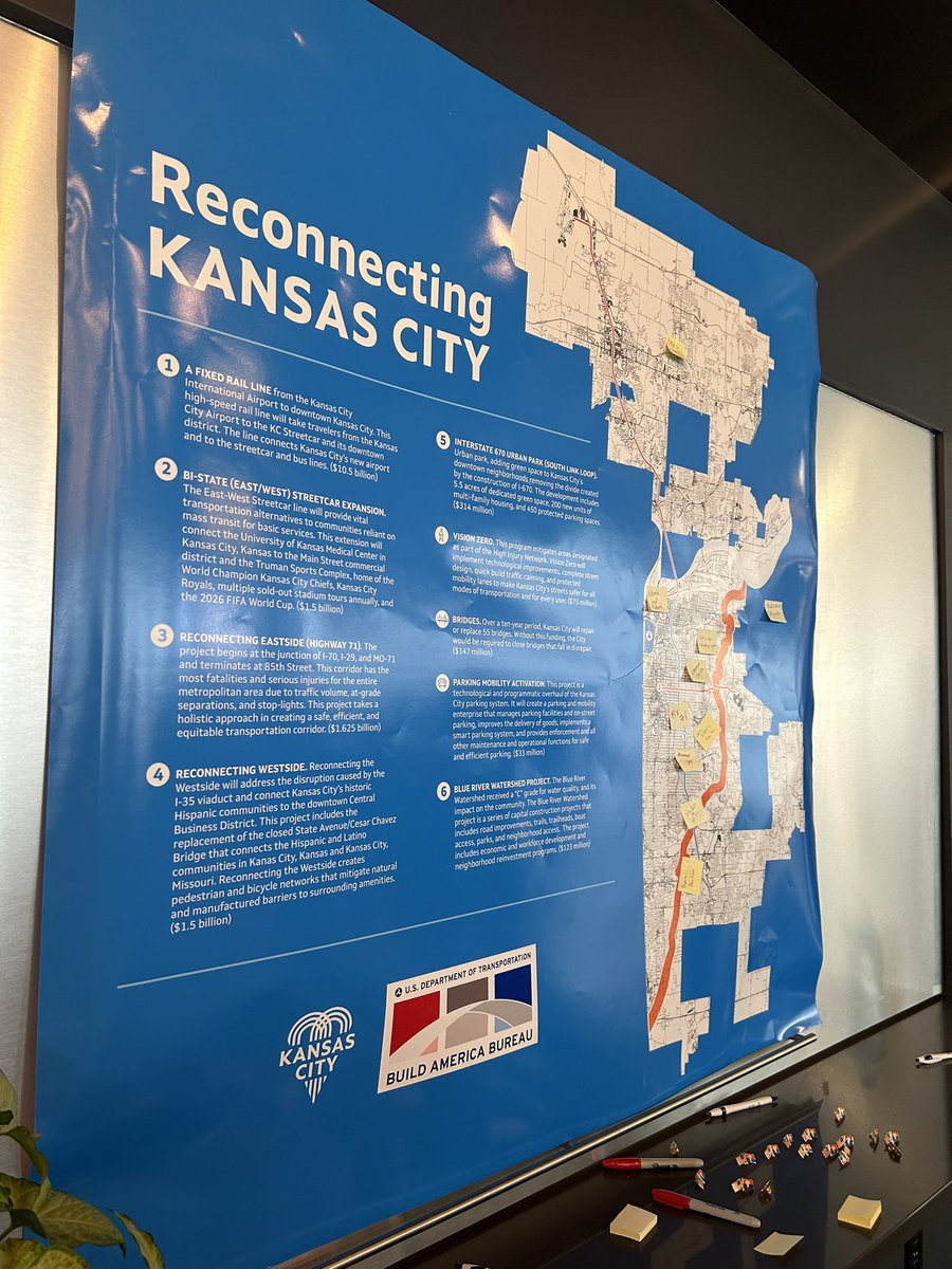 Today, Kansas City and the <a href="/USDOT/">U.S. Department of Transportation</a> announced a strategic partnership to finance several exciting infrastructure improvements in Kansas City, addressing a $15 billion network of projects. 

The collaboration will result in a safer, more interconnected Kansas City for generations.